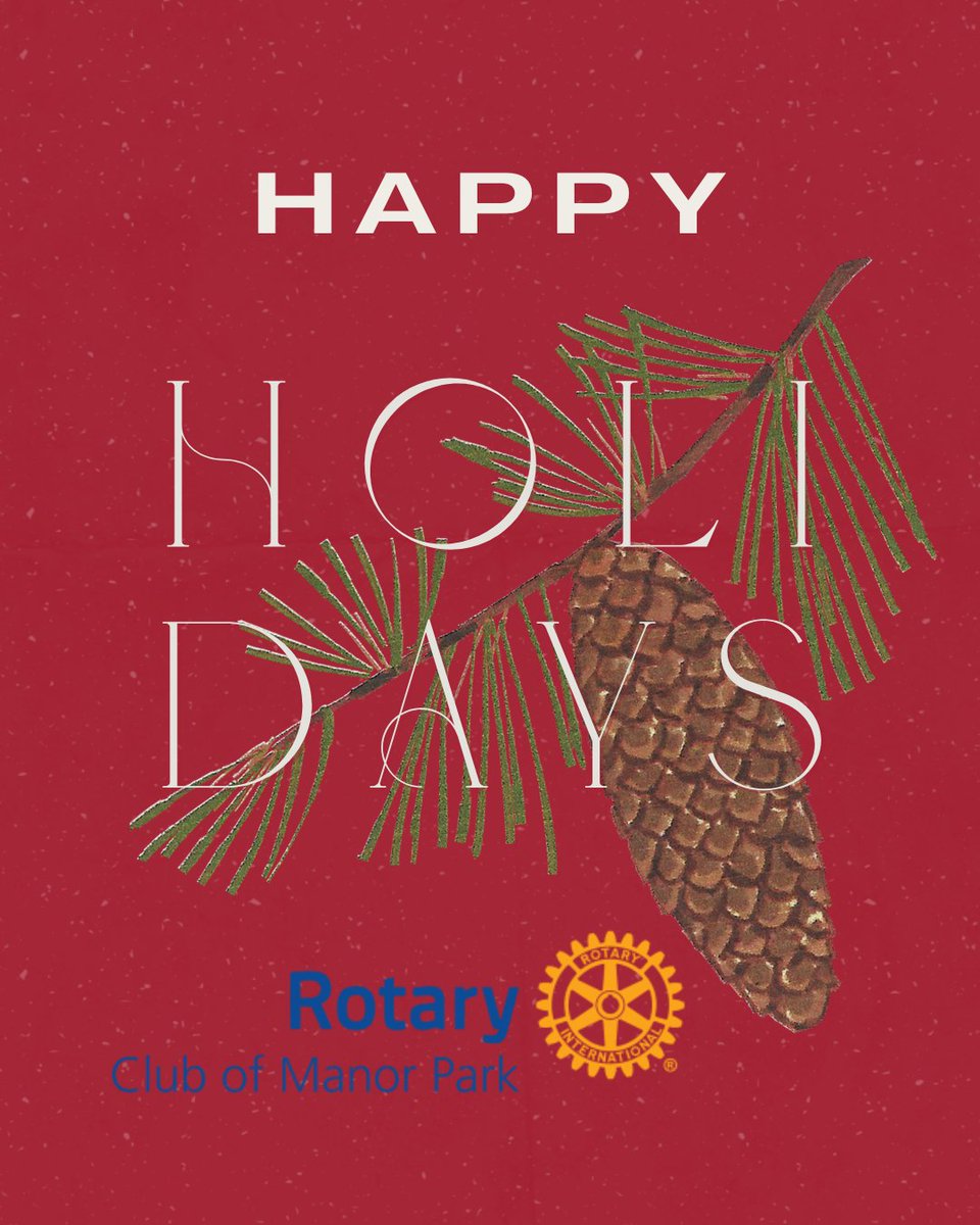 Happy Holidays from our Rotary family!

May your season be merry and bright!

Wishing you PEACE, JOY, and 📷this holiday season.

Merry Christmas &amp; Happy New Year!"

#UniteForGood
#ServiceAboveSelf
#PeopleOfAction
#RCOMP
