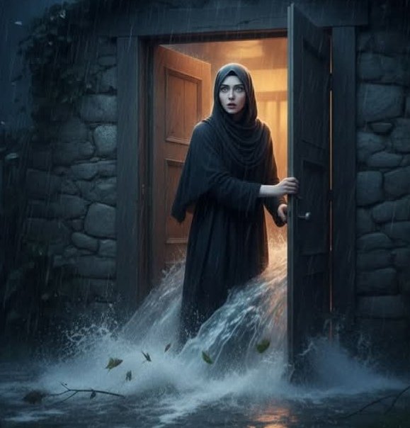 خرجت وحسبي القطرات تغسل وجه وجداني
تمر  كغيمة  خجلئ  تهدهد  روع أجفاني 
وتترك في المدئ أثر يعيد النبض لثواني
خرجت  وماعلمت  بأنني  بكفي
قد فتحت الباب للطوفان يغشاني