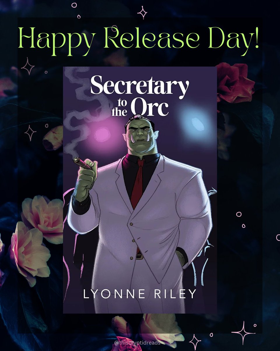 CryptidReads1's tweet photo. Happy Release day! 
Get your copy of secretary to the orc here: https://t.co/oGrjxzHzGD https://t.co/7SuxoPgYR0