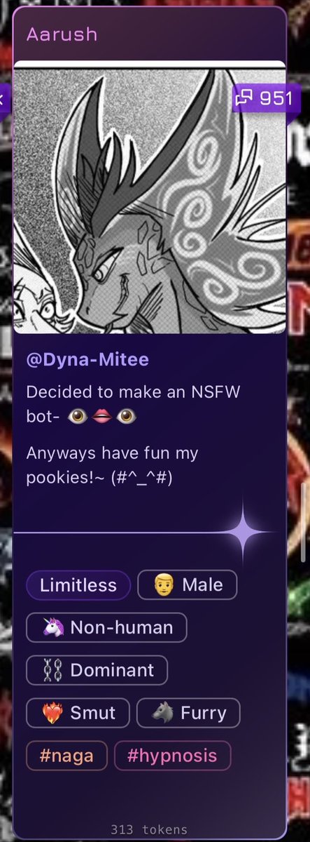 Okay whoever is making AI chatbots of my characters for rp without my consent…

can you fucking Stop?