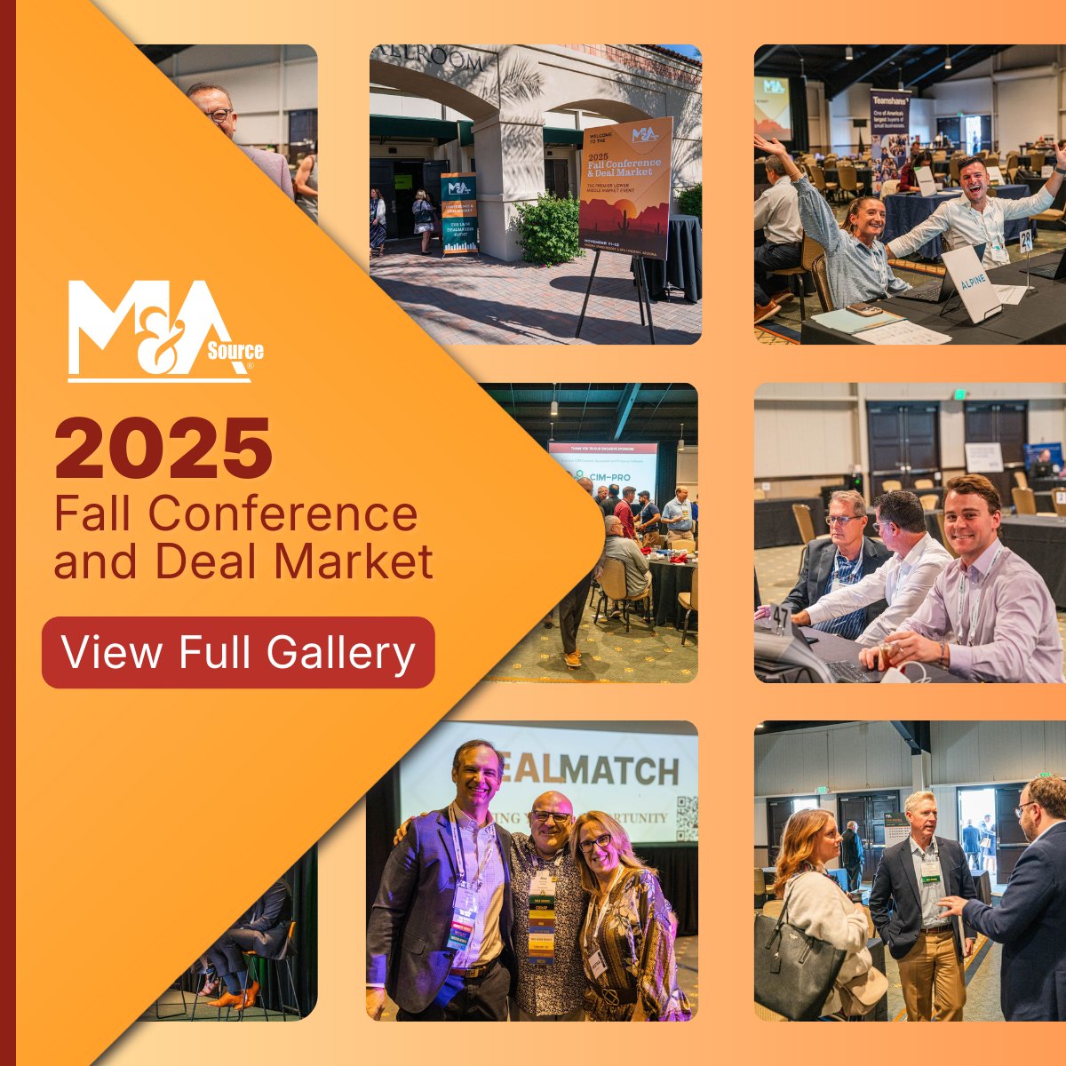 MAsource's tweet image. From thoughtful discussions to meaningful connections, the 2025 Fall Conference &amp;amp; Deal Market was truly one for the books. 
Take a look at the highlights: masource.org/events/gallery… 

#MASConference #MASDealMarket