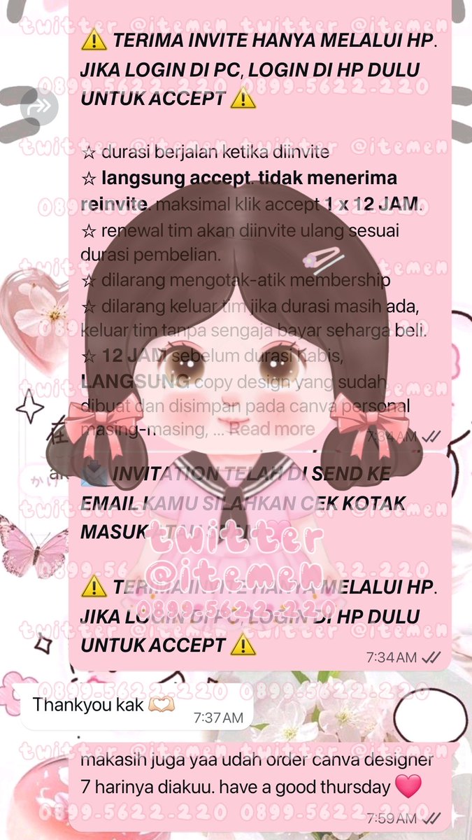 itemen's tweet image. 10.241 convert qris to gopay
10.242 can-va designer 7 hari
10.243 convert qris to seabank
10.244 can-va member 2 hari