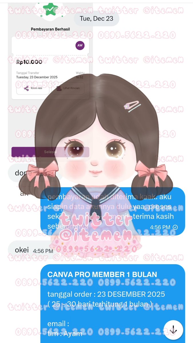 itemen's tweet image. 10.245 can-va member 1 bulan
10.246 cap-cut pro private 1 bulan
10.247 unlock akun karna umur
10.248 hbo ultimate anlim 1 bulan