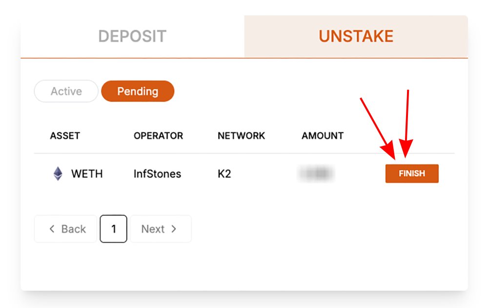 Karak (now OpenGDP) Update!

My 9 day unstaking queue is finally over, so it’s time for the next step. If you’re at the same stage, you can follow this guide.

Step 1: Finish unstaking

1. Go to: v2.karak.network
2. Open the Unstake tab
3. Click Finish and confirm the