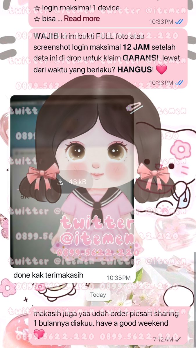 itemen's tweet image. 10.265 unlock akun karna umur
10.256 iqi-yi sharing 3 harian
10.257 can-va designer 1 bulan
10.258 picsart sharing 1 bulan
