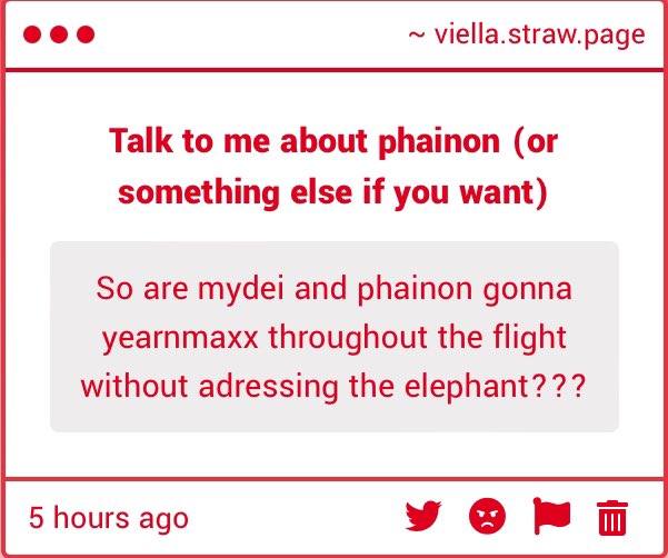 Mydei is not the type to yearnmax when the object of his yearning is literally near him. Phainon on the other hand likes to not confront his feelings and to keep yearning from a distance. #Myphai
