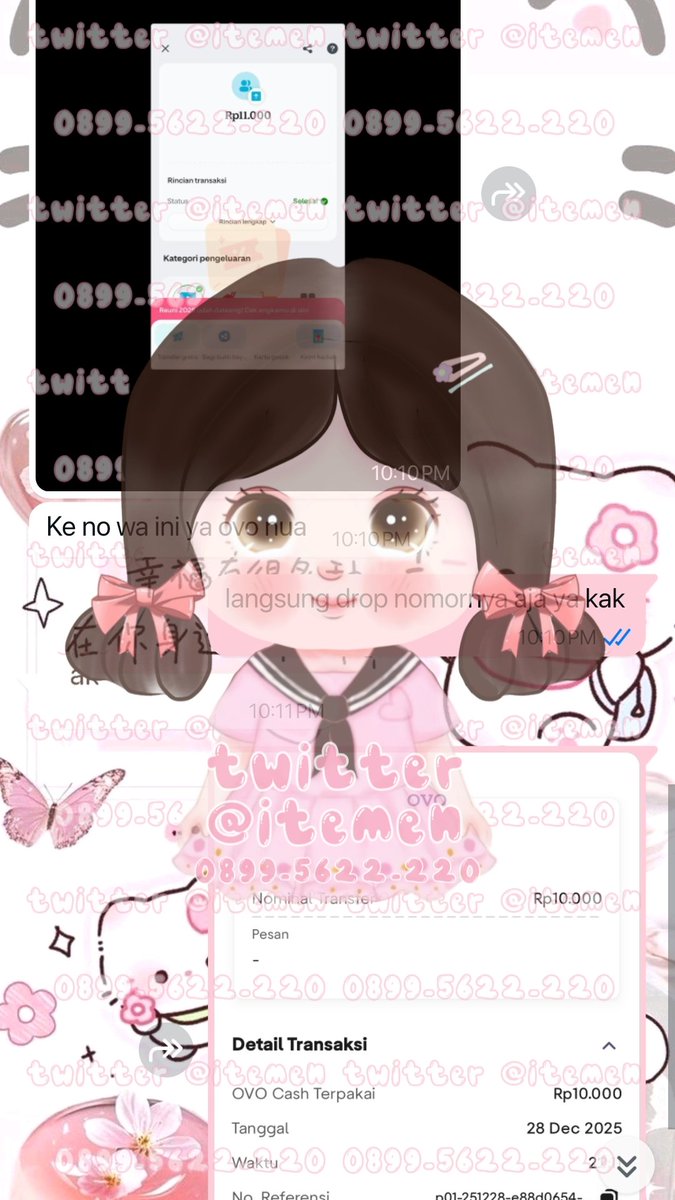 itemen's tweet image. 10.269 pri-me sharing 1 harian
10.270 convert qris to dana
10.271 we-tv sharing 3U 1 bulan
10.272 convert gopay to ovo
