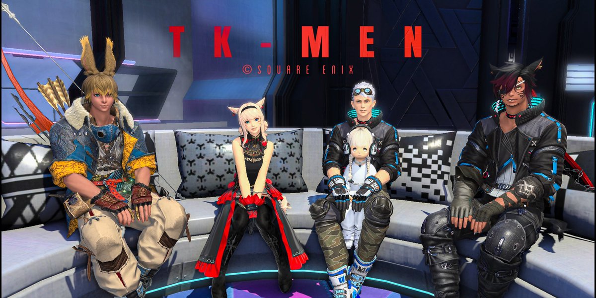 cro_h112's tweet image. 卓メンと忘年会🎉
にゃんちゃんのヘビー級一緒についていったけど私もほぼ初見の動きしたwあとやっぱ卓メンとVCすると疲れる(楽しすぎて)
記念SSはみんなでフレーメン
#卓メン