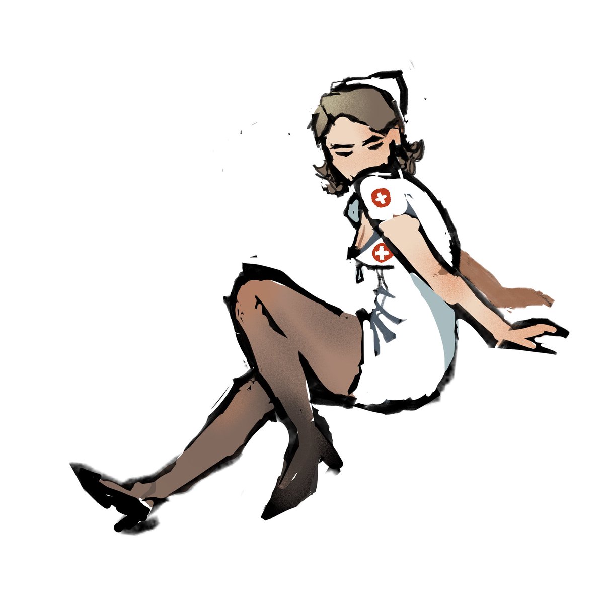 NURSE GERARD(trying new lines… experimenting…)
#mcr #gerardway #mcrtwr