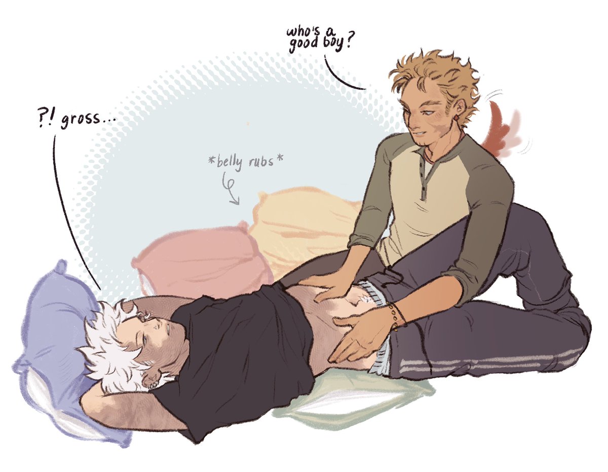 pinkedify's tweet image. rub my bellayyyy