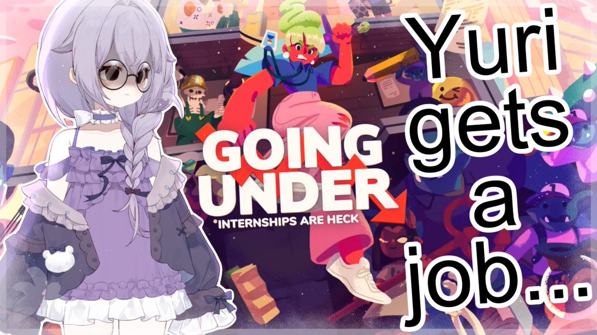 💜STREAM IS LIVE ON TWITCH!💮

Going Under
🖨️ STREAMER GOT A JOB?! 📠 AND IT'S AN UNPAID INTERNSHIP?! ;-; 📃

twitch.tv/yurichilily
come join!～
#Vtuber #ENVtuber #cute #imouto #GoingUnder