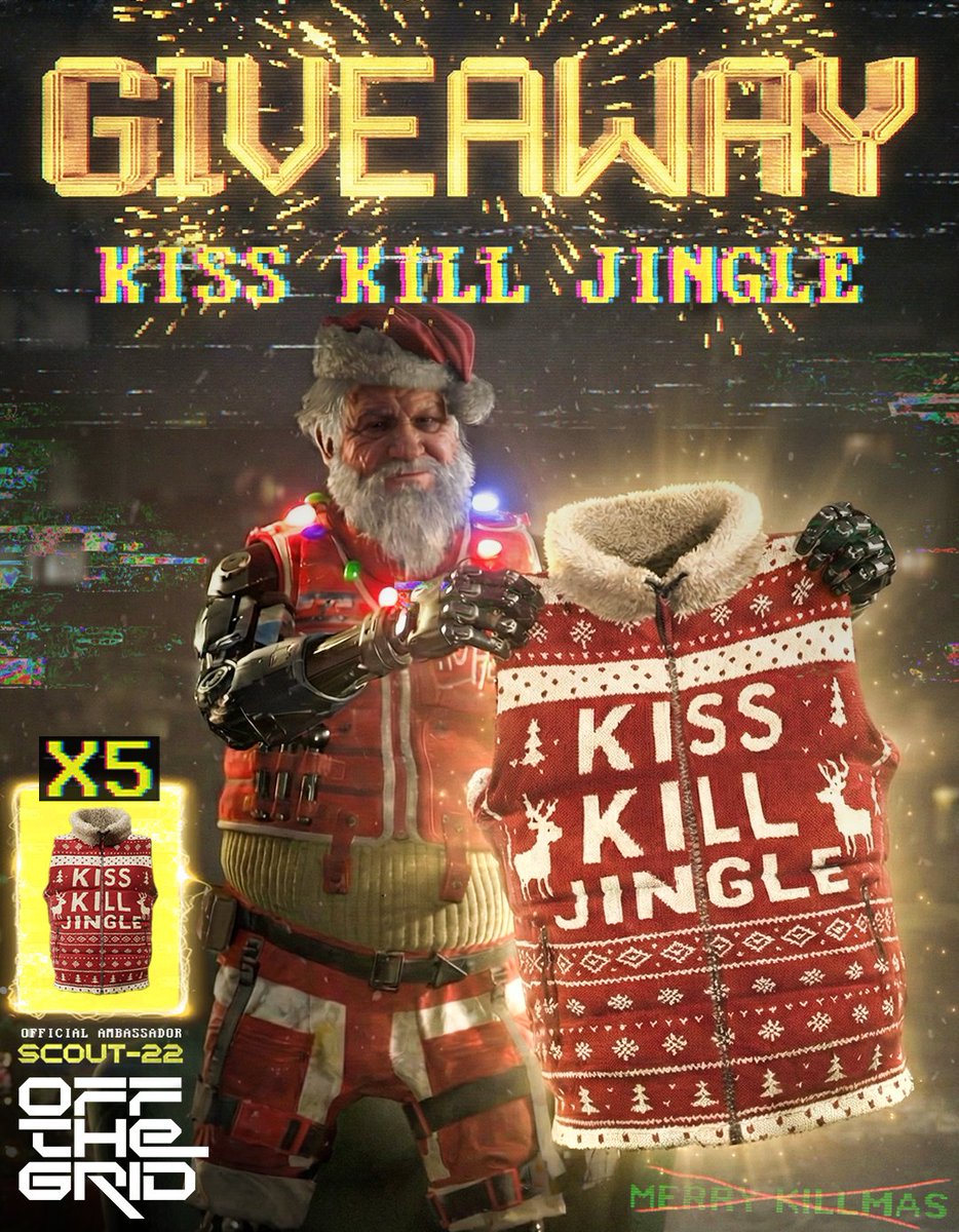 🚨GIVEAWAY, MY LAST 5 CODES!!🚨

I’m giving away my last 5 codes for the JINGLE SLAY PUFFER!!! 

TO ENTER:
🎅 Follow me
🎄 Like, Retweet &amp; Comment
👾 Tag 2 gamers (NOT AN AMBASSADOR 😝)
💀 Like, comment &amp; retweet the pinned OTG video on my X profile 😈😝

Winner in 24 hours! 👇