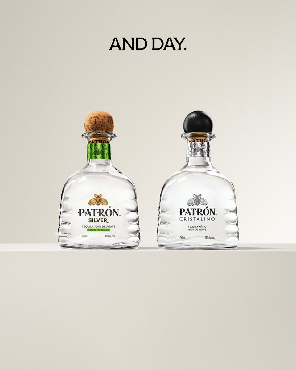 Patron's tweet photo. We stand out, clearly. PATRÓN is made with no sweeteners. 100% Blue Weber Agave, water and time. https://t.co/LTkhntjKq9
