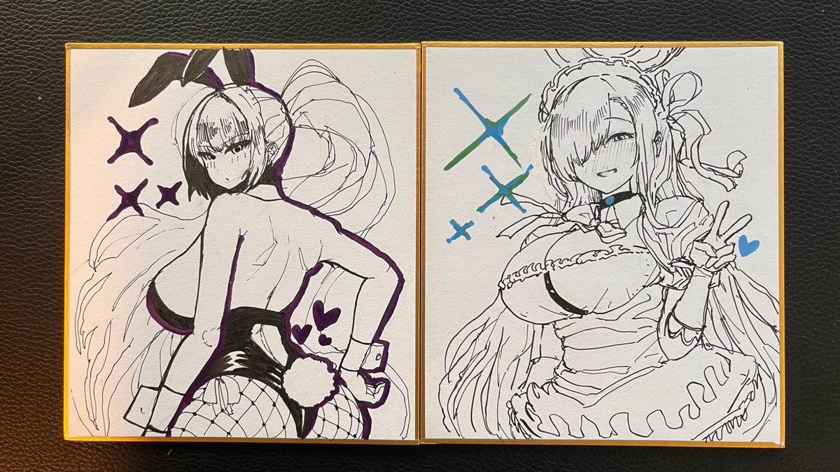 色紙追加。ビッグサイト向かいます。よろしくお願いします 