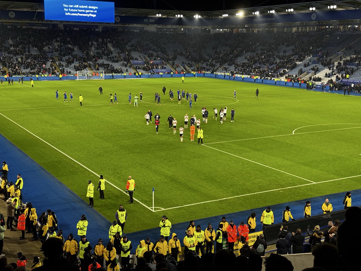 Tough game for us tonight. It was far too easy for Leicester to score both goals but we did well to respond going a goal down. Lost our energy in the second half and I don’t think we had the quality to break Leicester down. Onto the next one! 🐏 

Video out later 📸