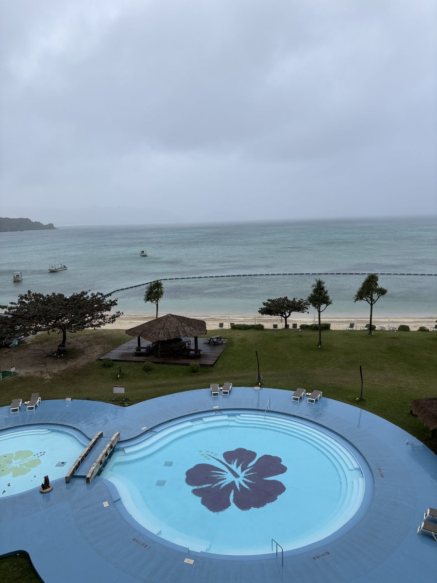 comchan0708's tweet image. 今年最後の三遠戦2連勝で、気分良く家族で石垣島旅行✈️です。
でも天気が悪い😭