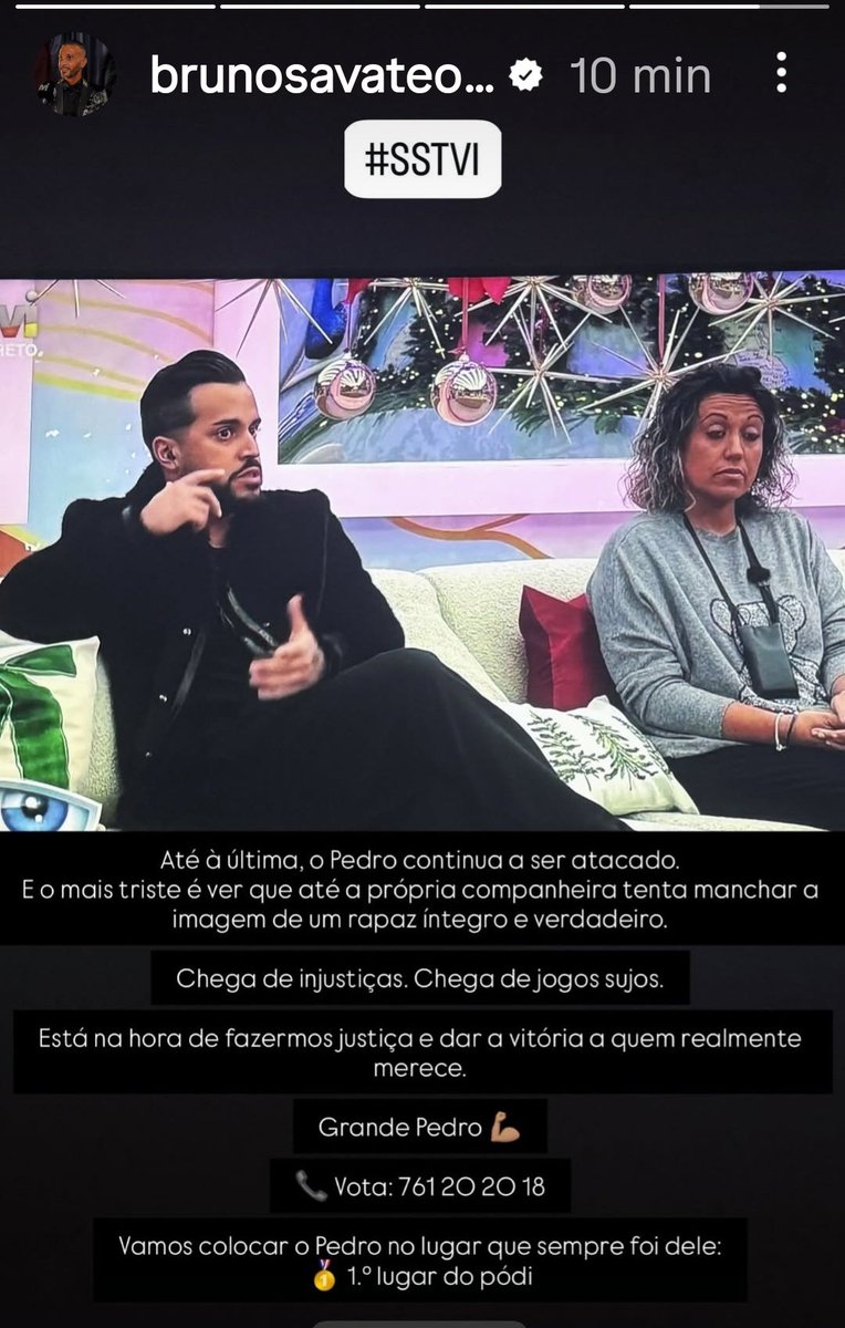 Tão isto 🤷🏼‍♀️
#sstvi