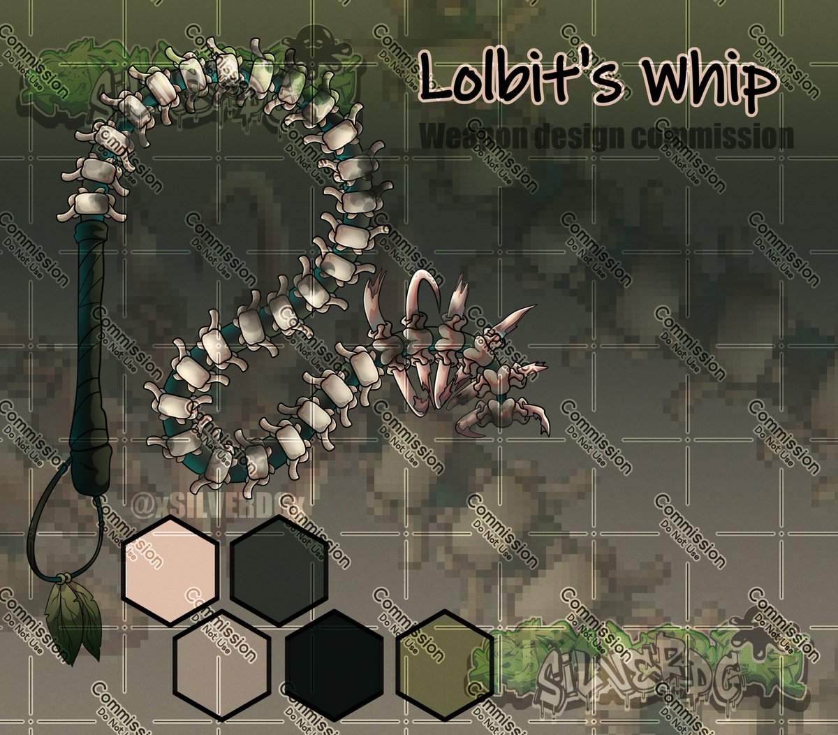 Finished weapon design commission for Lolbit✨
Thank you so much for trusting me with your idea!
This one was super fun to work on!
I really enjoyed drawing the organic shapes!

#VGenComm <a href="/_VGen_/">VGen ✨ comms made easy</a> #Commission #digitalart