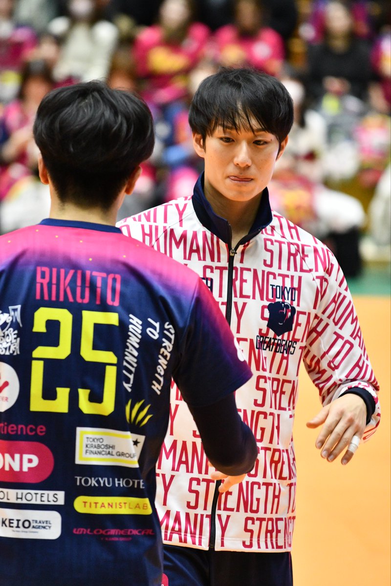 みんなをコート送り出すぎださん🖐️ #東京グレートベアーズ #グレベア