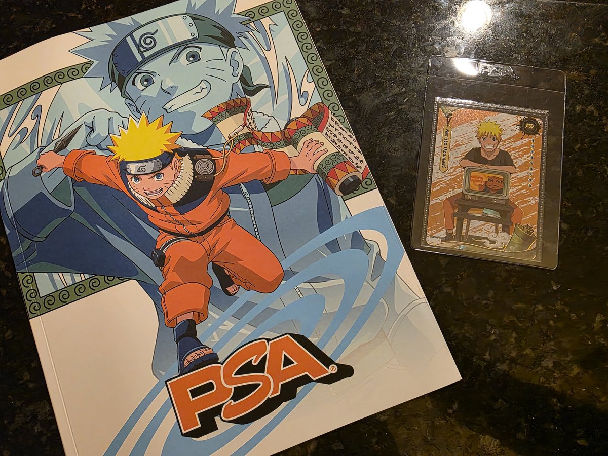 mcgameface's tweet image. New PSA Magazine just arrived.
Came w this Naruto card 🙌
Pretty cool card 😁