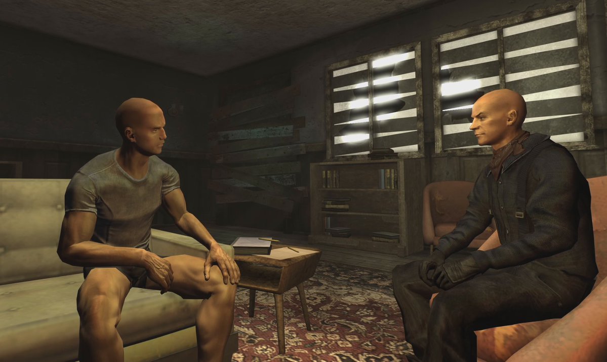 CJacobsLP's tweet image. twitch.tv/cjacobslp
I've encountered a graphics driver bug. That or radiation has really taken its toll on the wasteland. Live now with baldout: New Vegas!