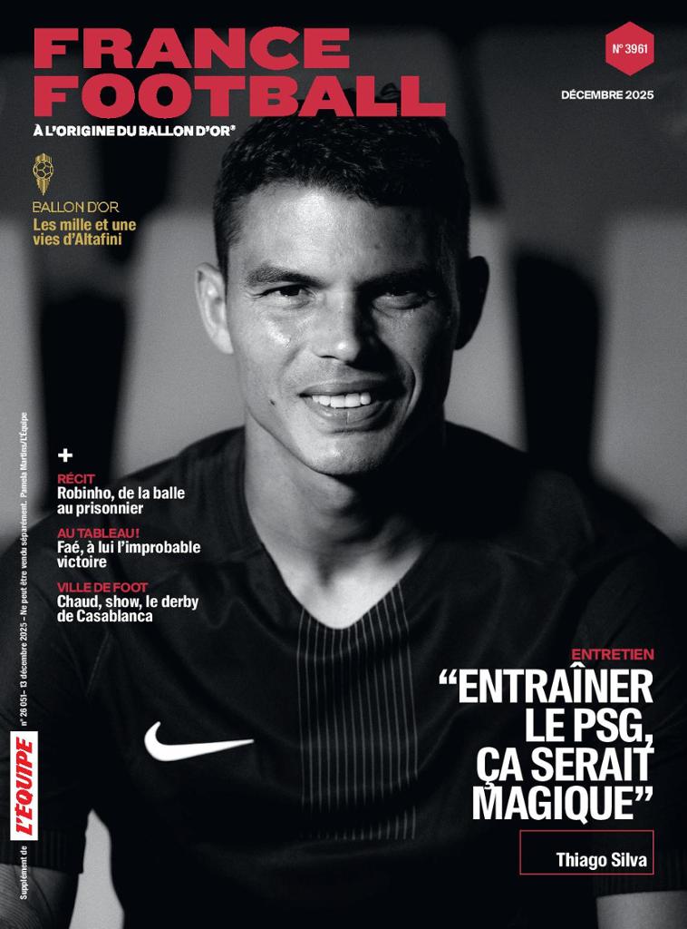 France Football. Thiago Silva.