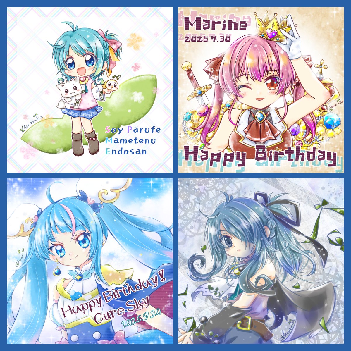 #2025年自分が選ぶ今年下半期の4枚

楽しく描けた4枚でした😊

下半期ひたすら忙しかったーー🥳🫛

🩷🤍💚