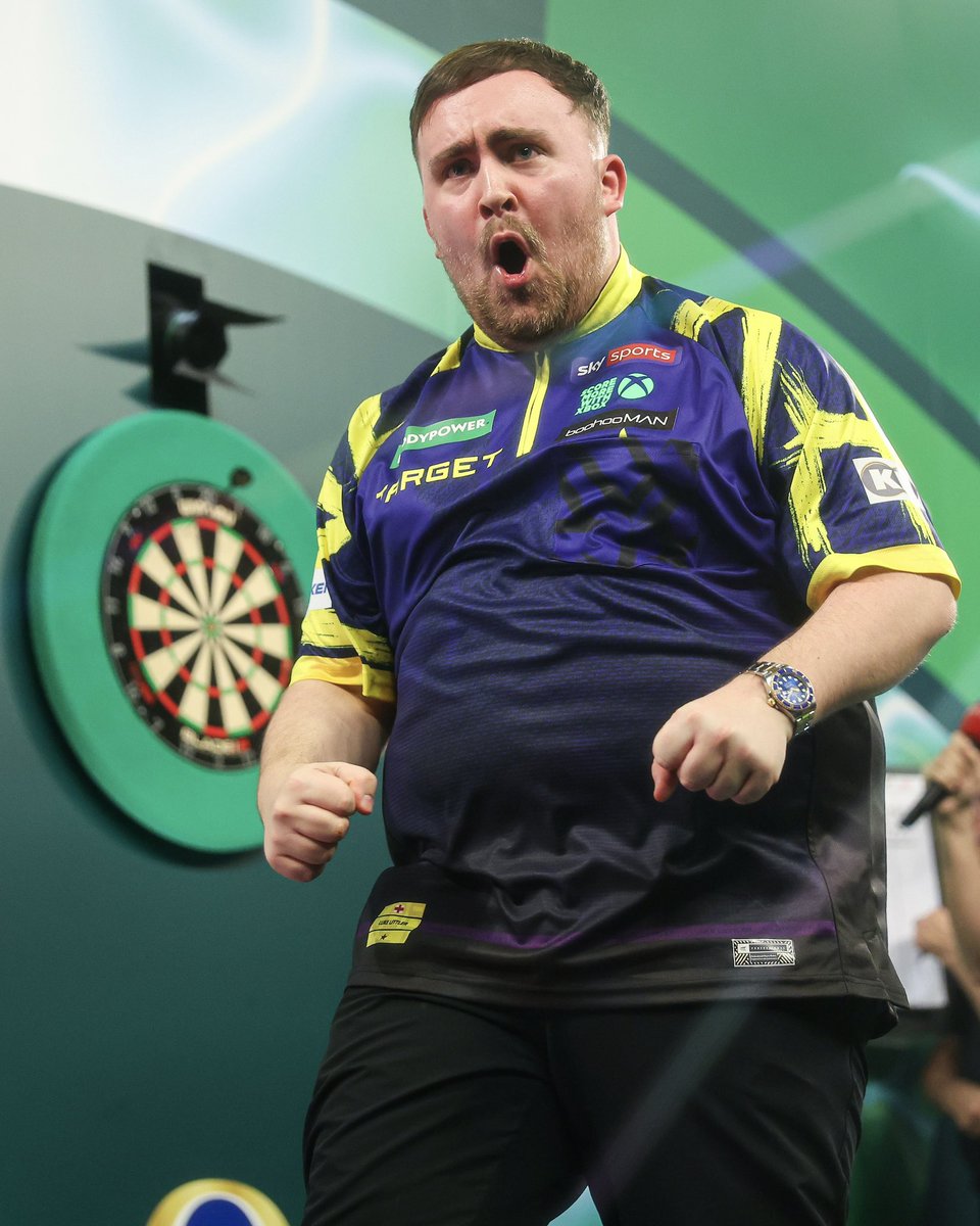 TargetDarts's tweet image. The Nuke goes through! ☢️

A classy affair with Rob Cross saw Luke throw 17 180s, and average 107.

An absolute clinic from two of the best on the planet.

Well played Luke 👏 #TeamTarget