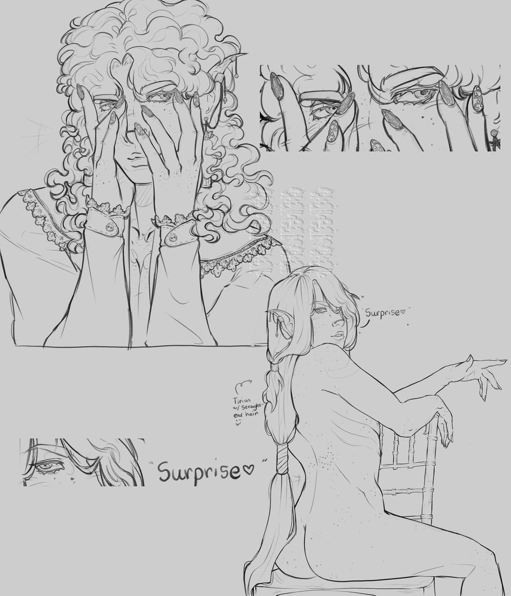 chalkeatschalk's tweet photo. Surprise <3 #fantasy #elfoc #fantasyworld #elvenfantasy #artmoots #originalcharacter https://t.co/xvGc4vyBXT