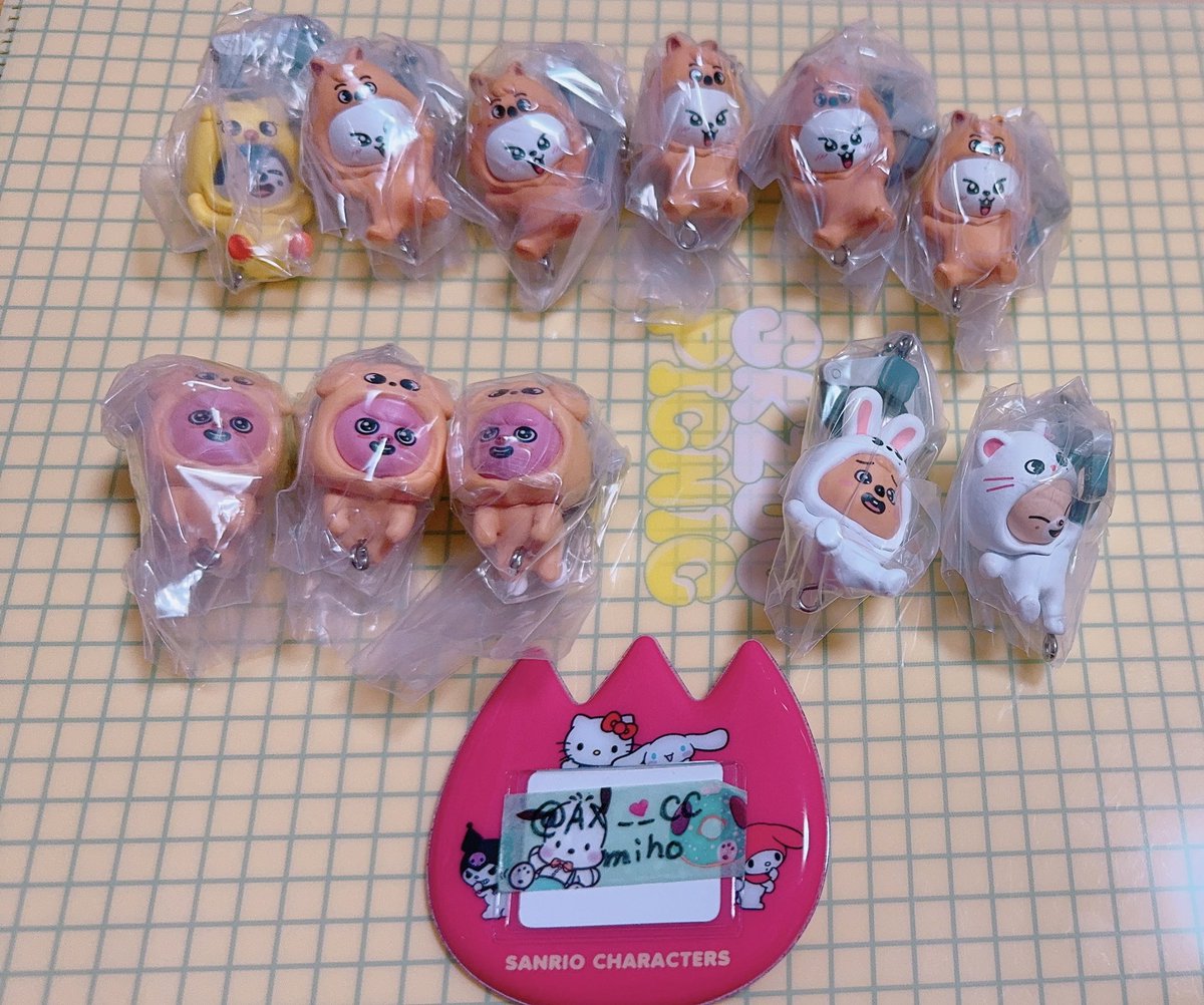 AX__CC's tweet image. 交換 ＊ 異種 StrayKids SKZOO ガチャ スキズ つまつな つまんでつなげて vol 1 vol 2

【譲】画像のもの 🐺🐰 🐖🐇 🐿️ 🦊
         全て⛓️

【求】vol.1 ポガリ🐥♾️
　　 リービット🐰♾️
&amp;gt;&amp;gt; 他キャラクター 写真2枚目

異種のため難しいかと思いますが,お気軽にお声がけください🙇‍♀️ #過去 #第一弾