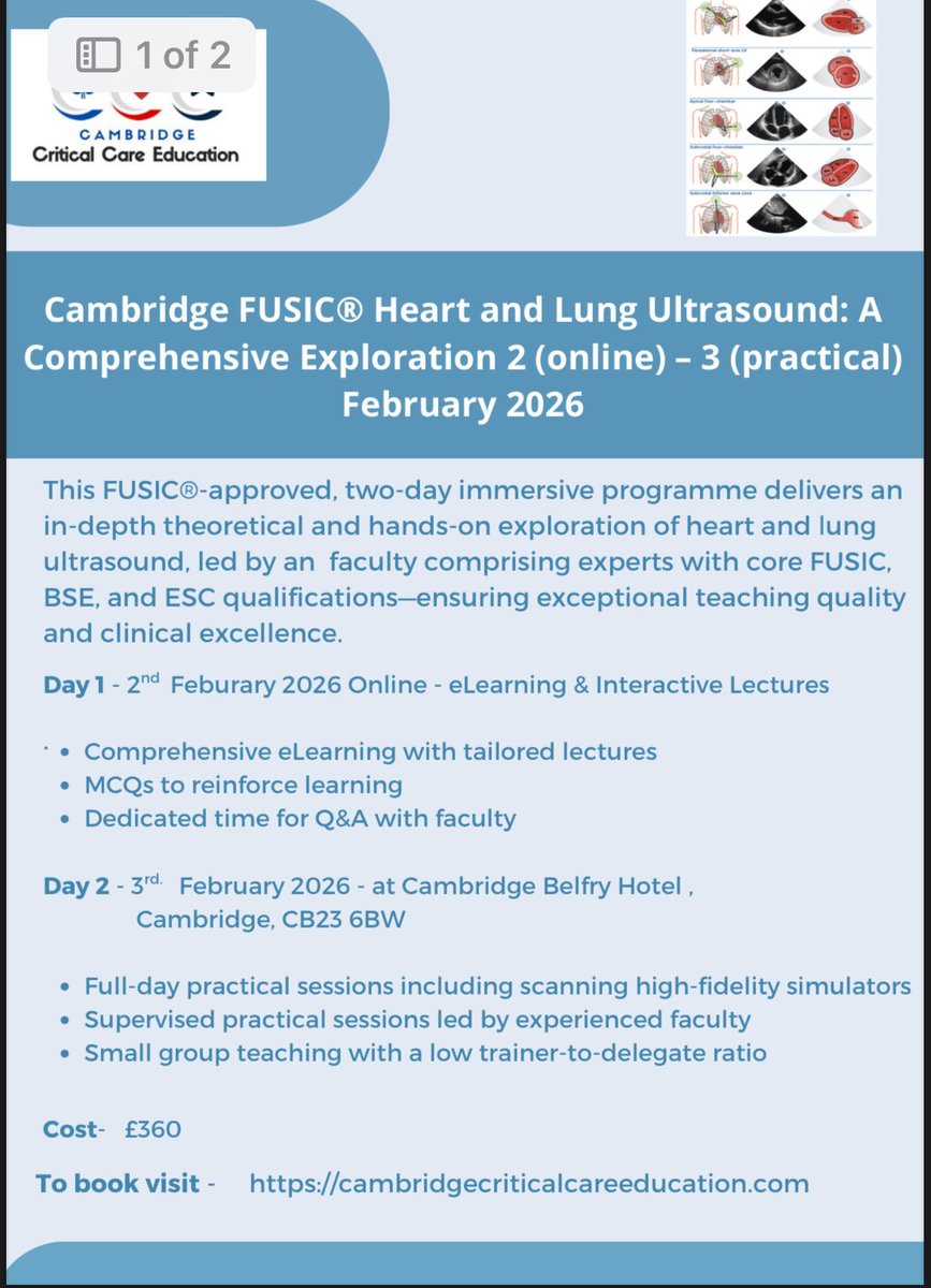 Cambridge Critical Care Education tweet media