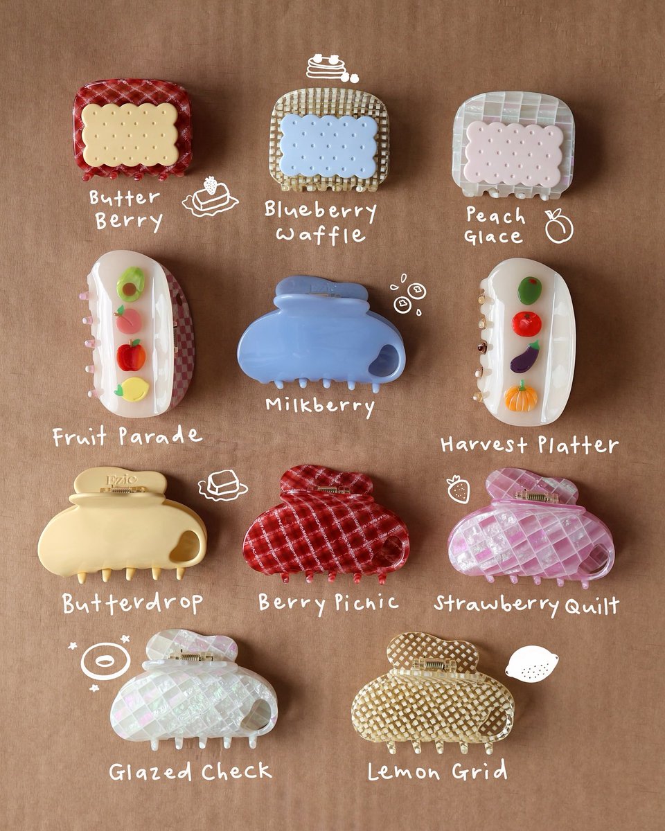 シンガポールのEzieというブランドのヘアクリップが可愛すぎて