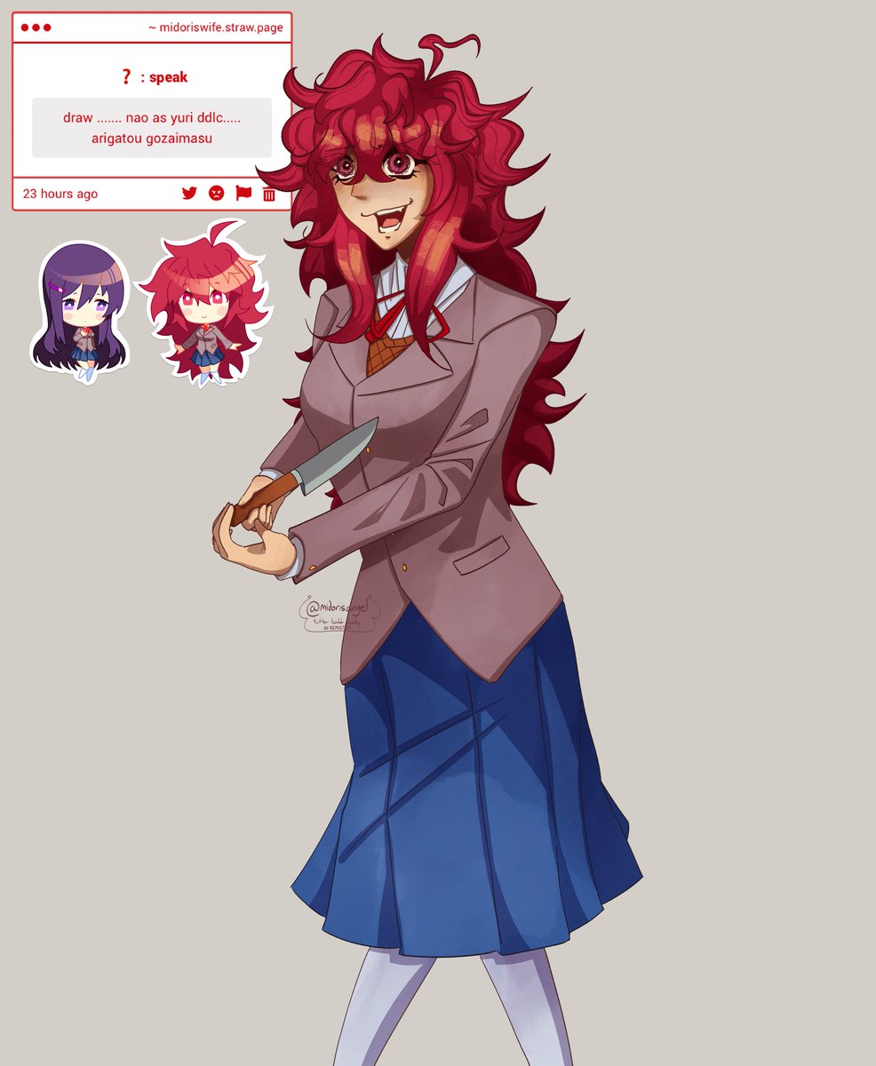 sorry i got a little carried away #ddlc #yttd #キミガシネ