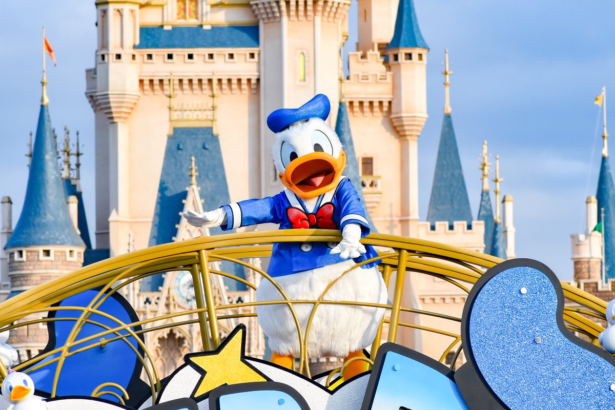 ◆ ディズニー大好き♡ ⑦ Happy blue 💙💙💙 入園して直ぐにスージーとパーラに会えたよ