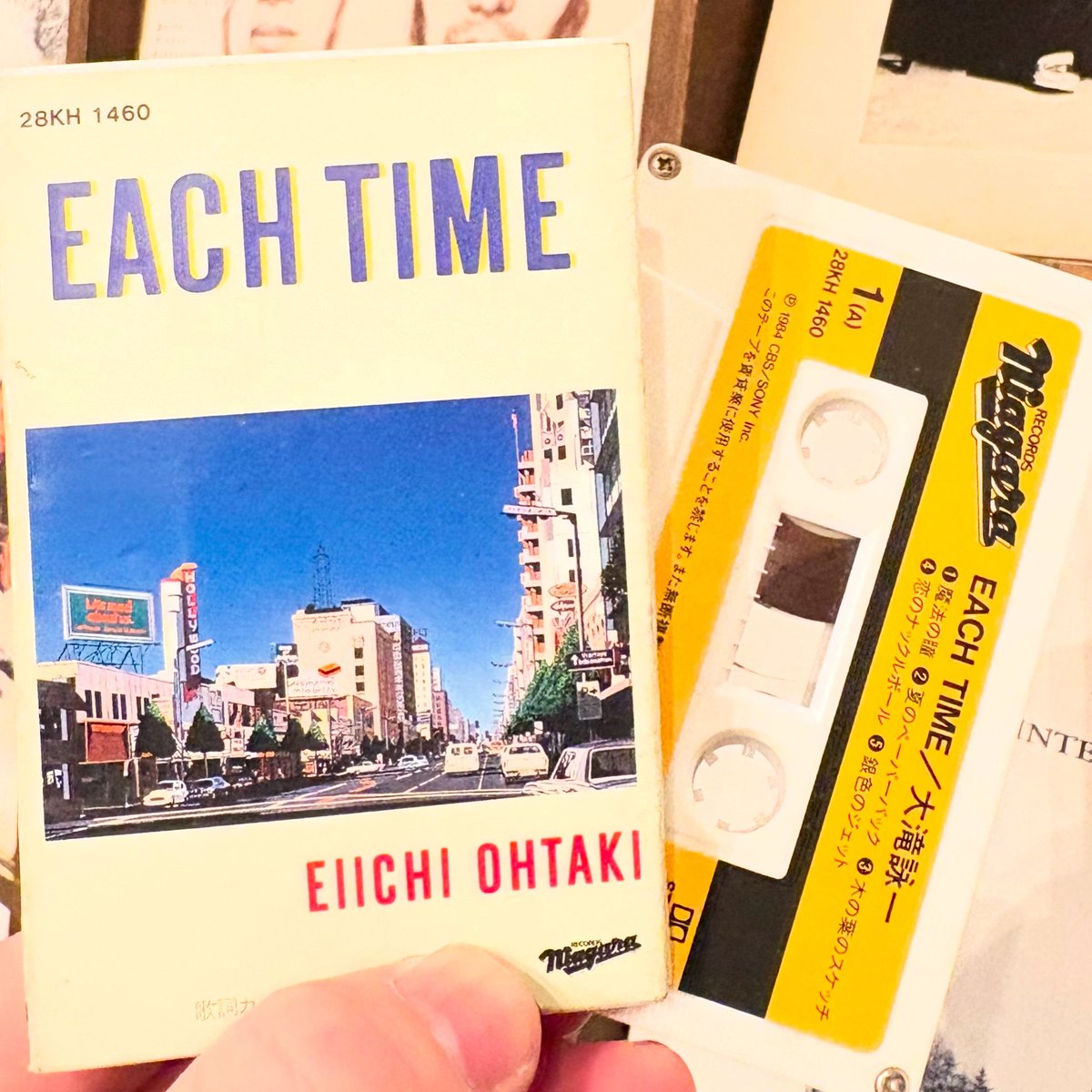 大滝詠一　カセットテープ　4本 大滝詠一 / EACH TIME カセットテープでどうぞ📼