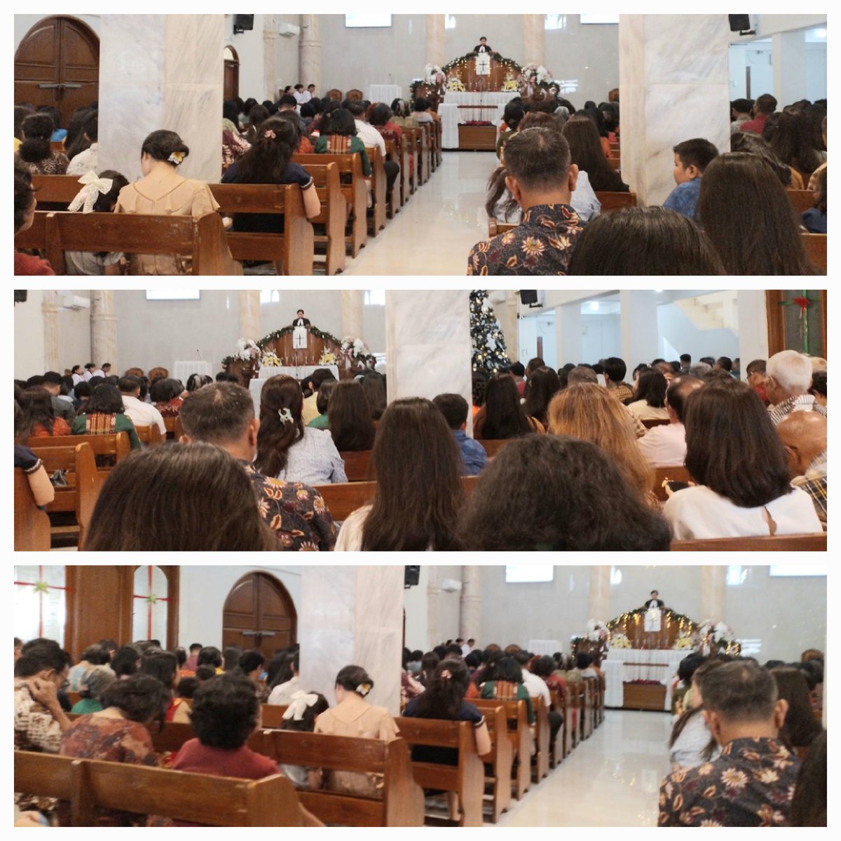 Ibadah Hari Minggu di Gereja HKBP Duren Jaya, Bekasi, Jawa Barat. (Minggu, 28/12/2025, 10.00-12.00 WIB)