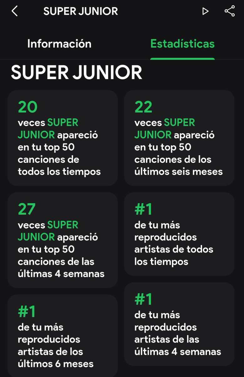 Wan__ELF's tweet image. De mi año en Youtube y Spotify,  #SUPERJUNIOR conmigo siempre  💙💙💙💙