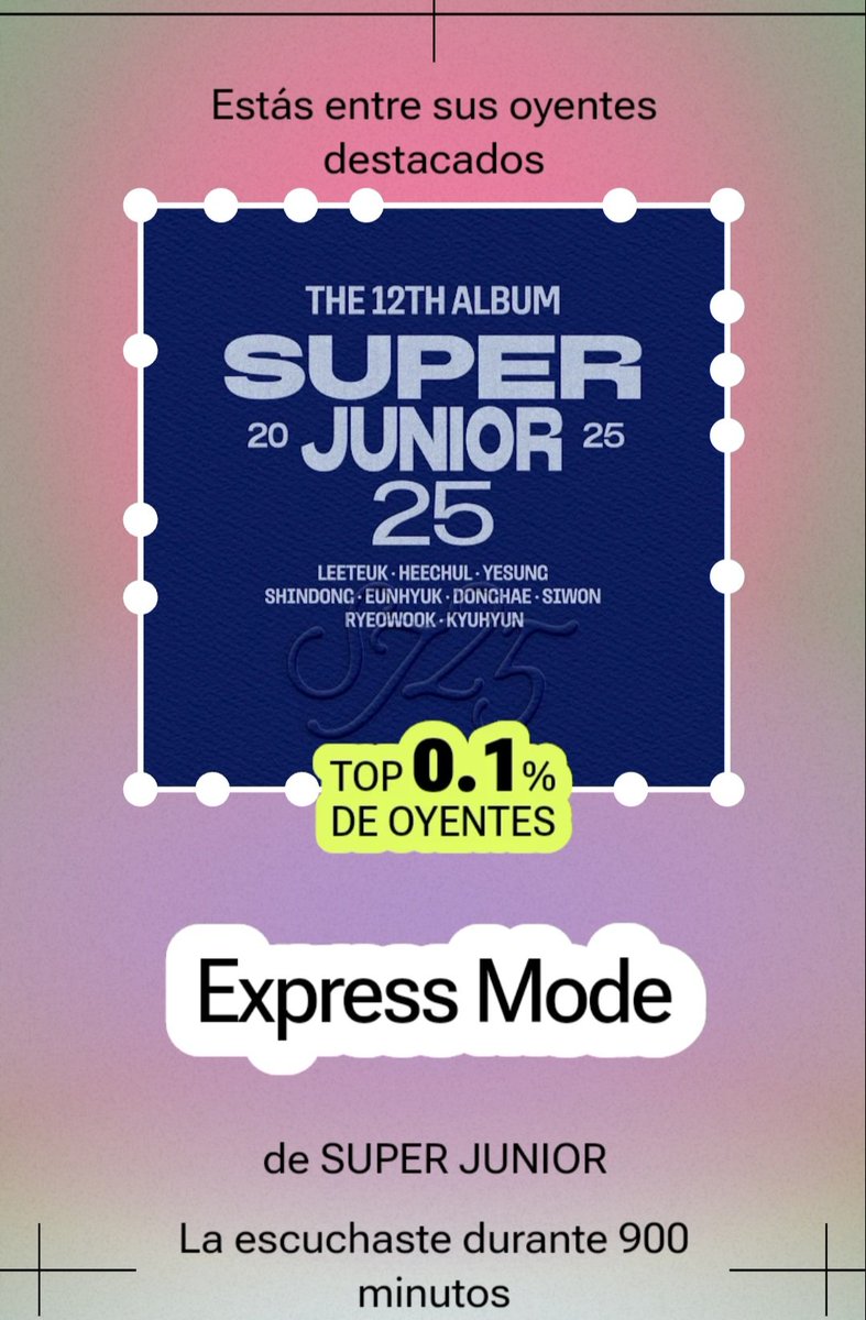 Wan__ELF's tweet image. De mi año en Youtube y Spotify,  #SUPERJUNIOR conmigo siempre  💙💙💙💙