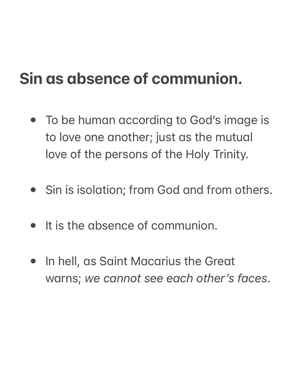 chunguskitten's tweet image. Sin is above all else a loss of relationship.