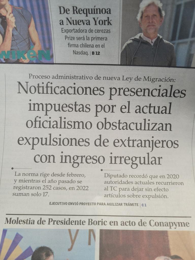frncscbrv's tweet image. La perso wn.  @vladomirosevic quejandose de las notificaciones presenciales que ellos mismos como oposición impusieron cuando se discutía la ley de migraciónes en el gobierno de Piñera.