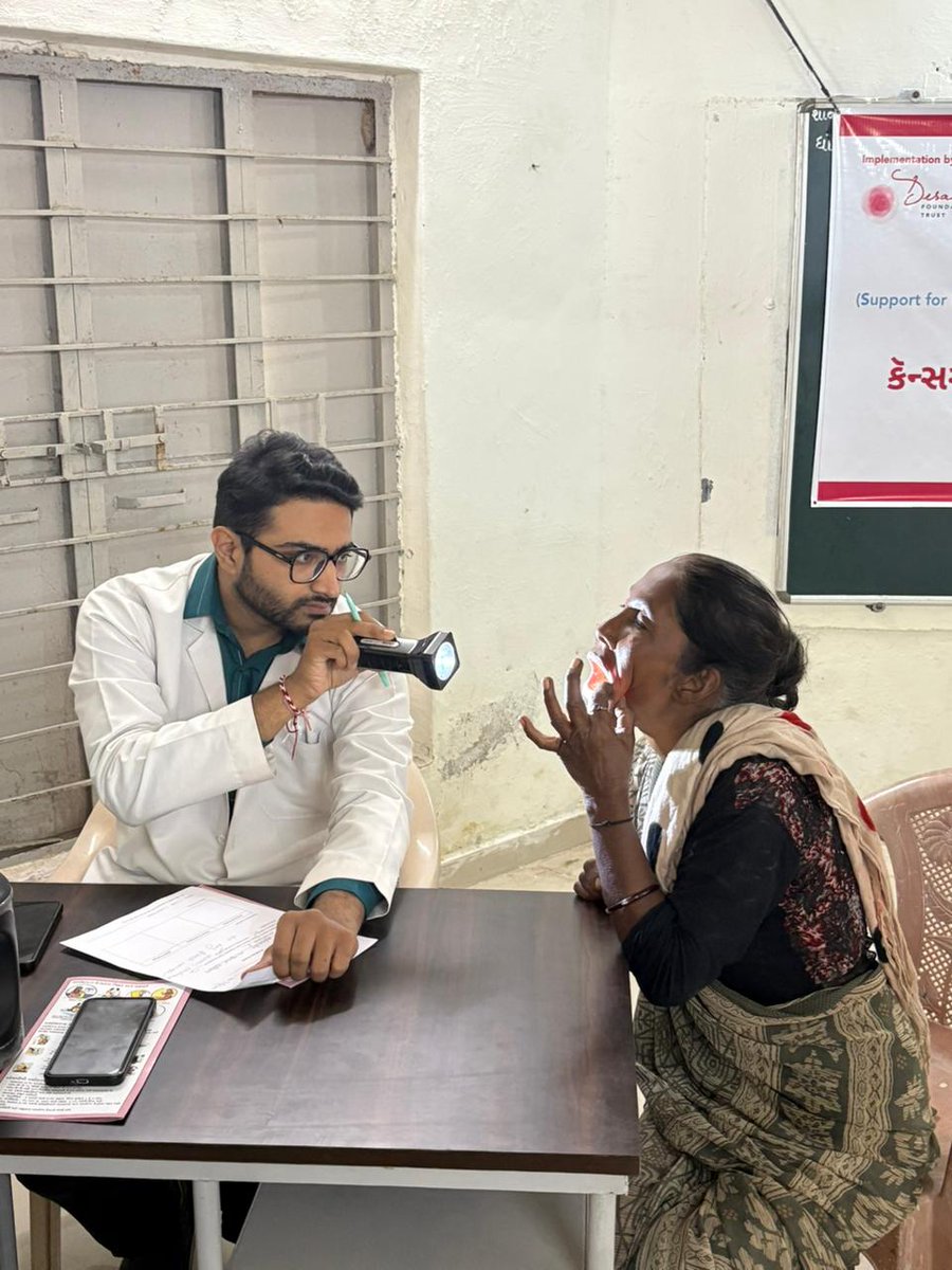 GCRI_1972's tweet photo. Cancer Screening Camp
On 28-11-2025 at Mandal, Ahmedabad, 75 women were screened for breast &amp; cervical cancer. 
#WomensHealth #EarlyDetection https://t.co/Bp0lXQoxGS