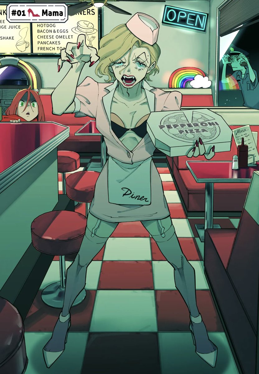 kyoruyeye's tweet image. NEW MANGA ABOUT A NIGHTCLUB DRAG QUEEN HOLDUPPPP