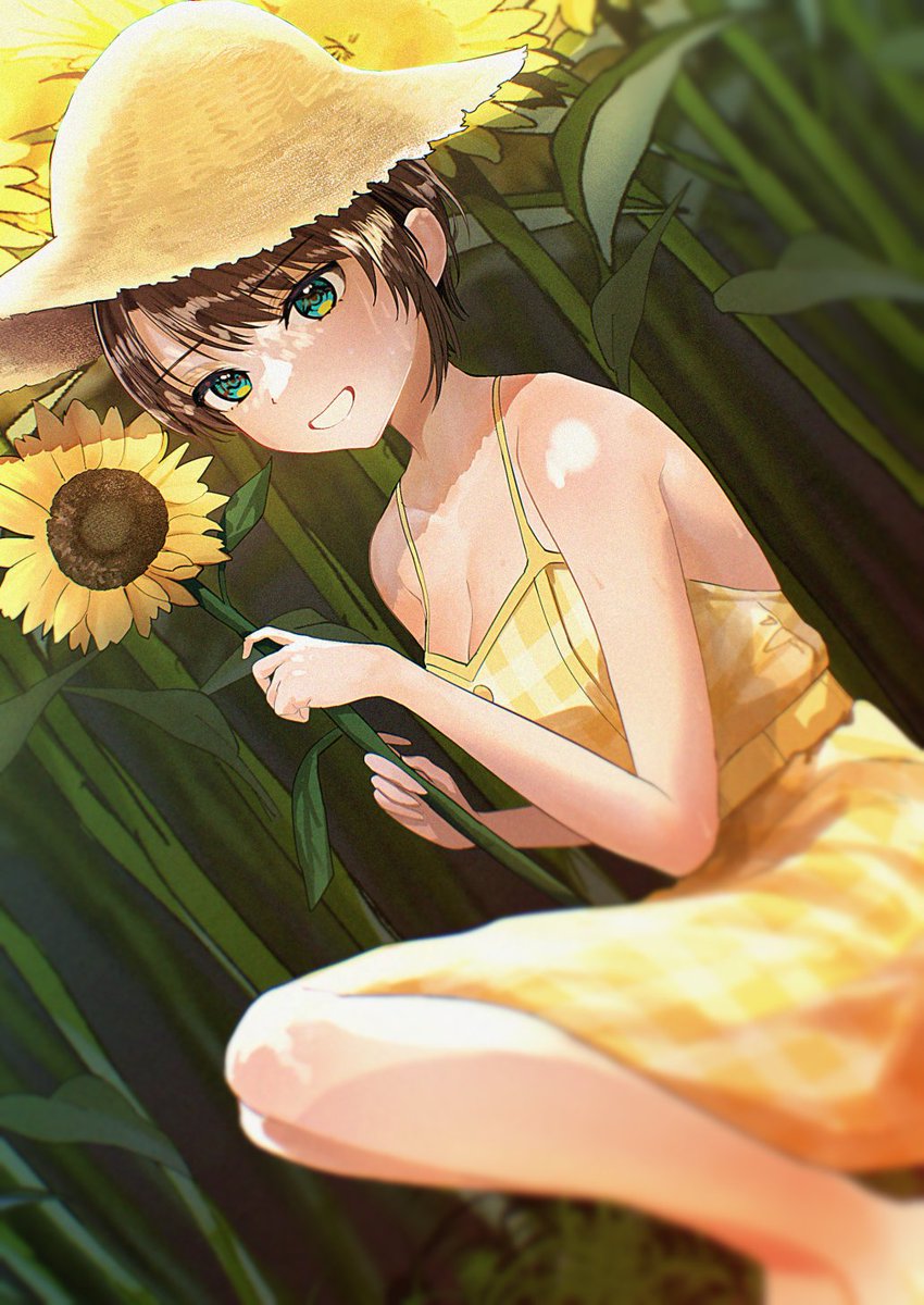 青空と蝉時雨を浴びて咲く
向日葵そっくりなあの人との思い出

#プロテインザスバル
#ホロライブ
