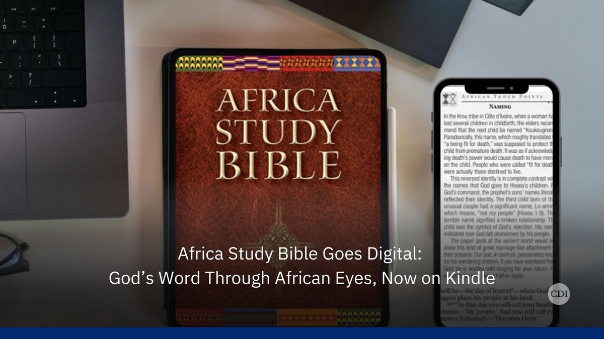ChDaily_News's tweet image. The Africa Study Bible—2,600+ notes and “African Touch Points” written by 350 African contributors—is now on Kindle for $19.99, expanding access to Scripture from African perspectives.
#AfricaStudyBible #GodsWordThroughAfricanEyes #StudyBible
🔗 dlvr.it/TQ3tcY
