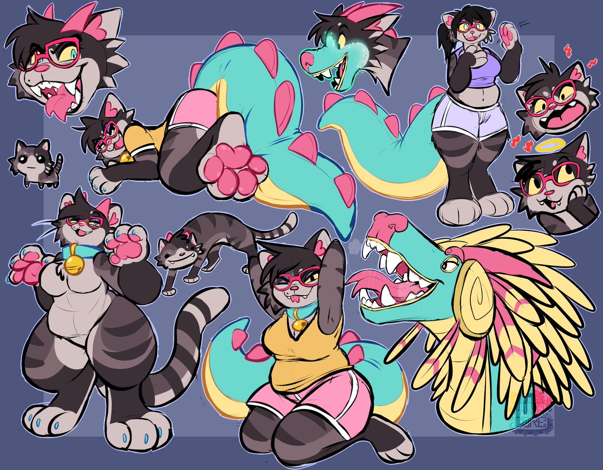 Pastel_teeth's tweet image. New Fursona whos dis 🐱