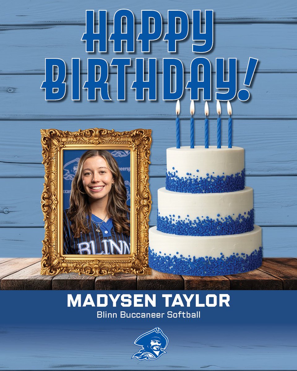 BlinnSoftball's tweet photo. Wishing a BIG Happy Birthday to Mady Taylor! We hope you have a great day! π₯³ππ #GetReadyToSing π€ #BucBDays https://t.co/hpz0xH74Xy