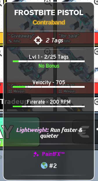 NoPartyThisTime's tweet photo. #BIGPaintball2 the Winter Event Gift unlocked (after 9.999 Tags). The weapon for the Winter Event Update is available—but you have to visit a new server. More Info: https://t.co/f0AsBs1ARV https://t.co/zVdKRw9FKx