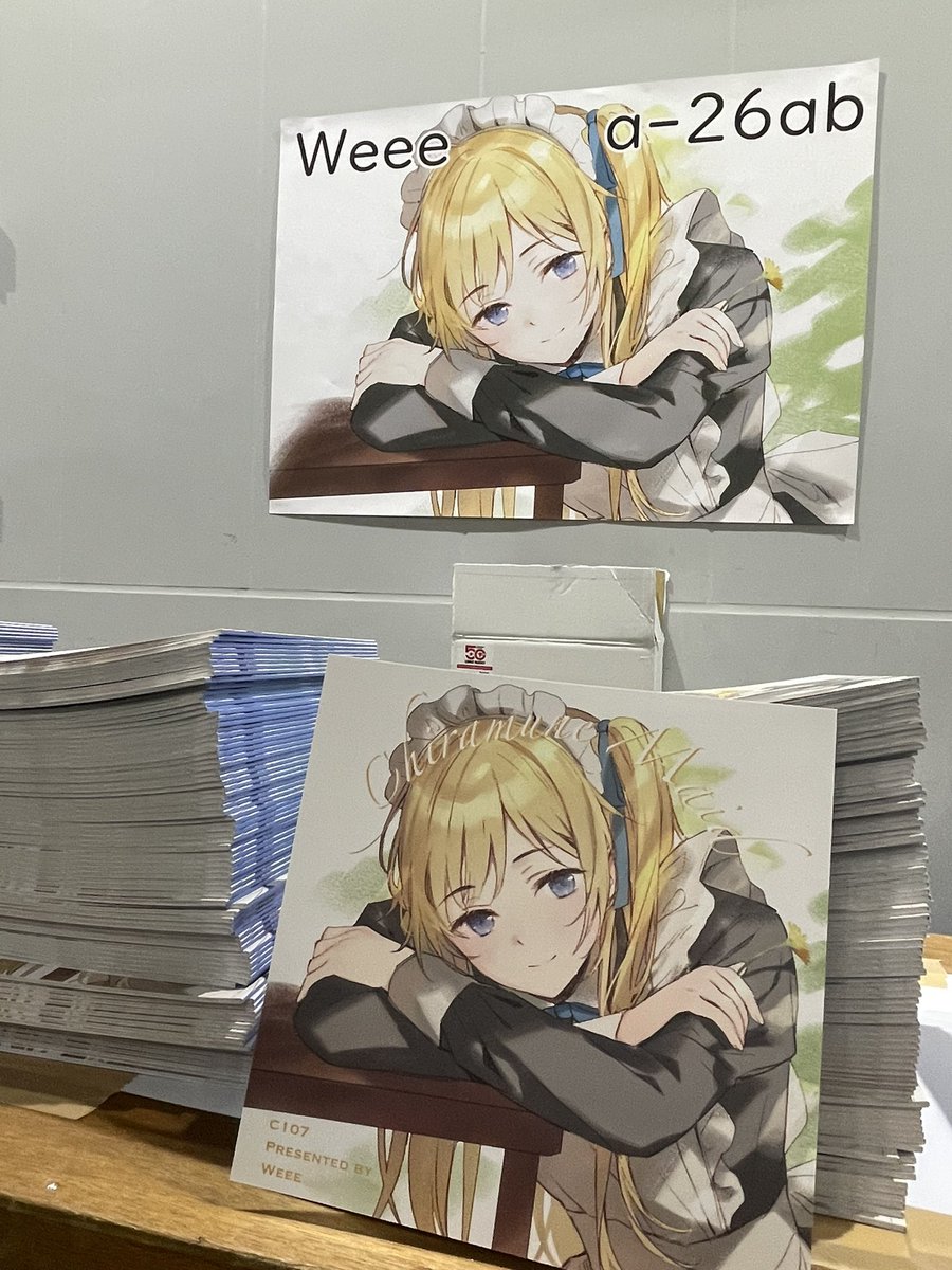 スタッフAです、設営完了しました🫡🌙🫧