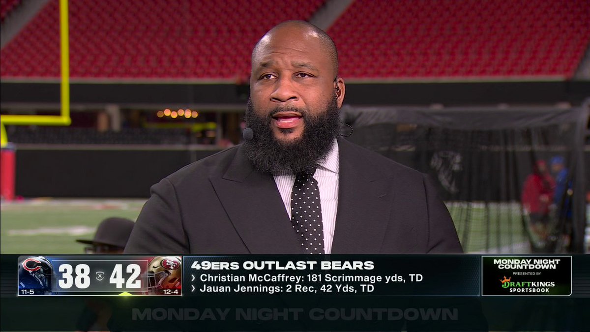 "Outscore who? You're not going to outscore the Rams."
Though @mspears96 trusts Kyle Shanahan, Swagu doesn't see the 49ers winning a playoff game if they don't get stops 😯