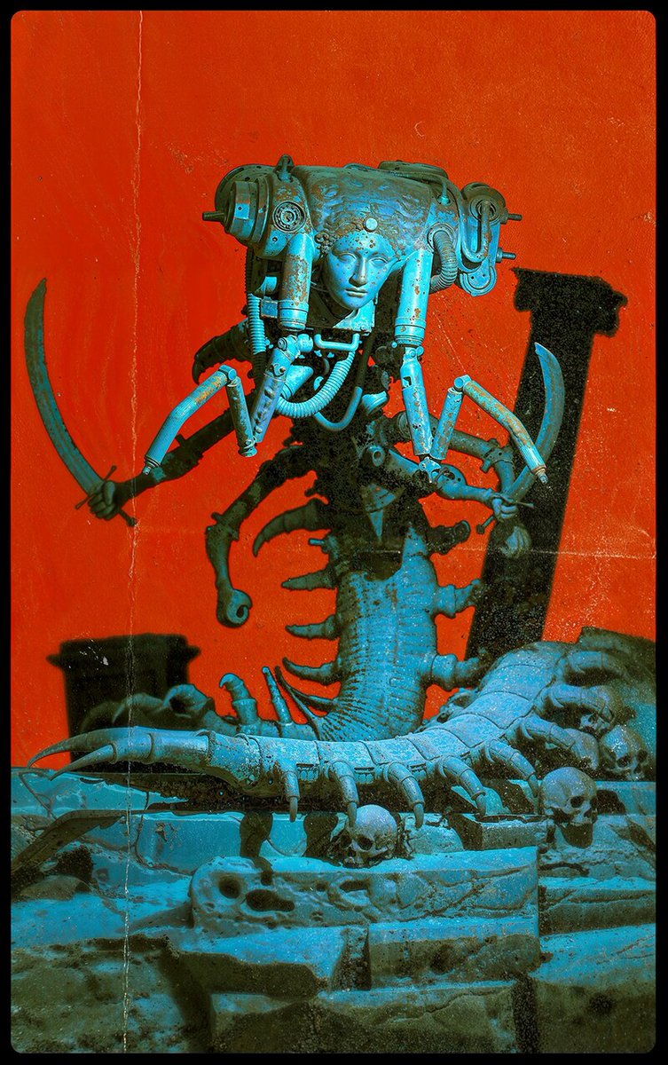 pascalblanche's tweet image. Half mechanical, half mythological 100% Ray Harryhausen inspired...